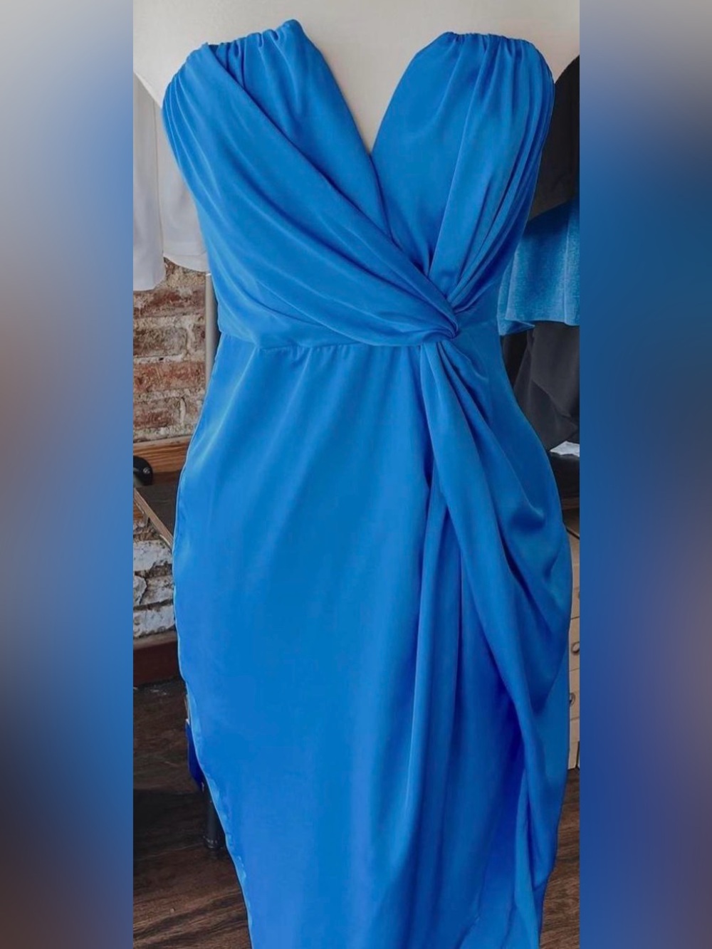 DO+BE Cocktail Blue-Detail Women’s Dress